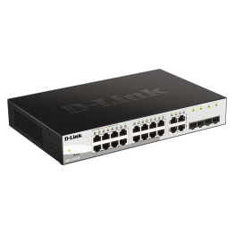Switch D-Link DGS-1210-20, 16x 10/100/1000 Mbps, 4x Combo SFP
